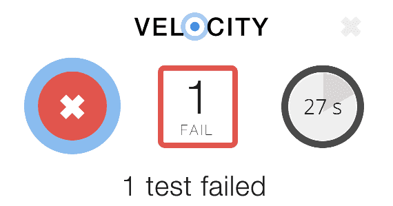 velocity-result-failed